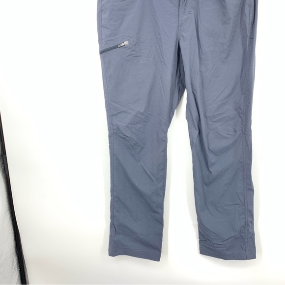 LL Bean Men Size 35 x 30 Pants Blue Slim Straight Nylon Stretch Quick Dry Cargo - Picture 3 of 7